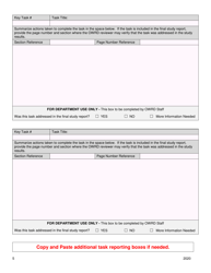 Final Report Form - Feasibility Study Grants - Oregon, Page 5