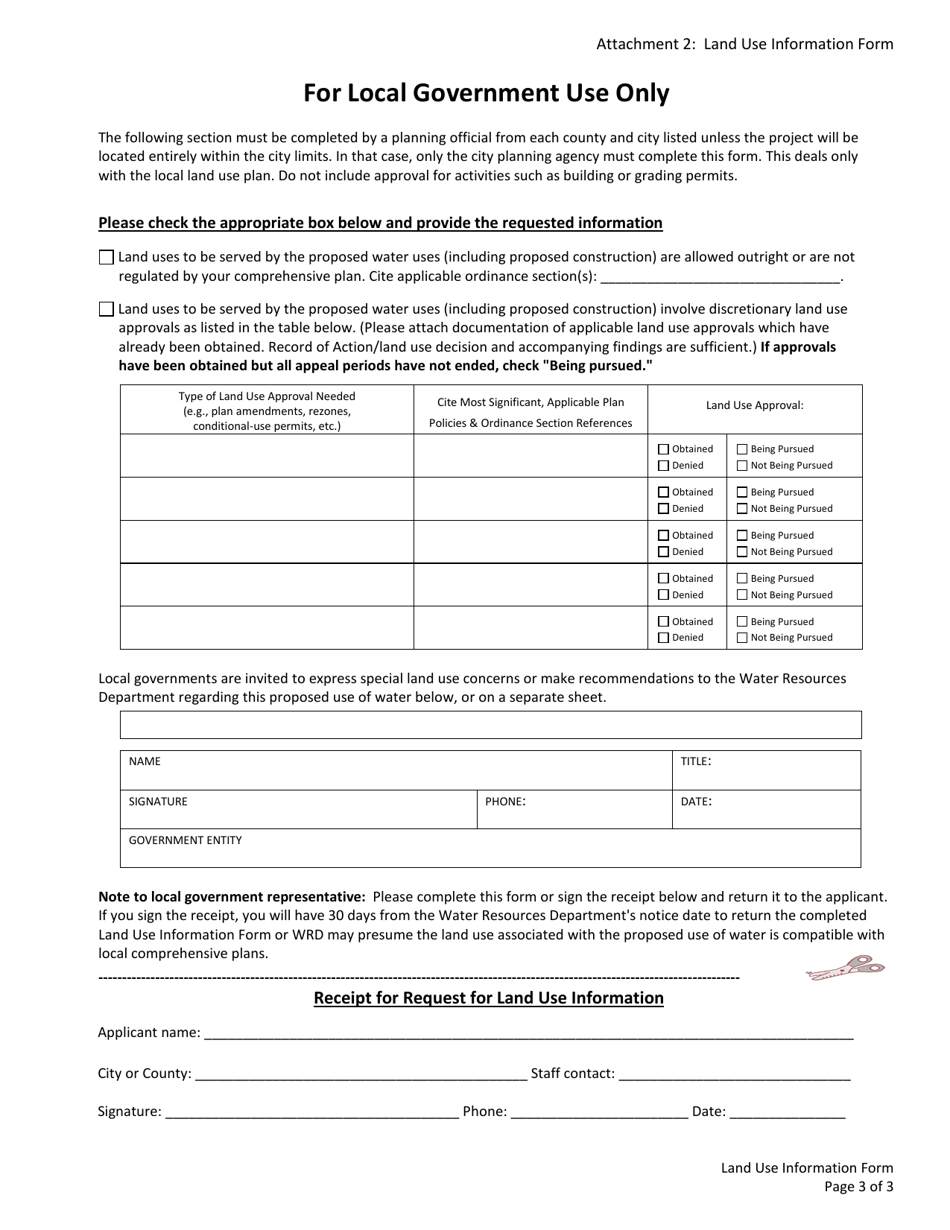 Application for a Permit to Use Groundwater - Oregon, Page 13