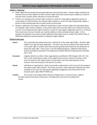 Application for Drought District Instream Lease - Oregon, Page 6