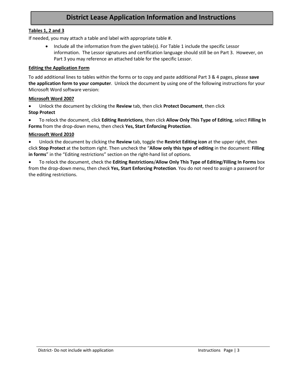 Application for Drought District Instream Lease - Oregon, Page 7