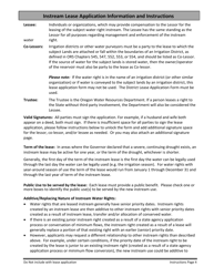 Application for Drought Instream Lease - Oregon, Page 10