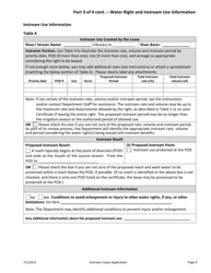 Application for Drought Instream Lease - Oregon, Page 4