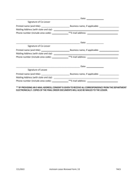 Drought Instream Lease (Standard or District) Renewal Application - Oregon, Page 4