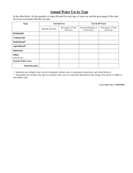 Form M Supplemental Application for Municipal and Quasi-Municipal Water Supplies - Oregon, Page 5