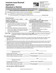 Instream Lease Renewal Application (Standard or District) - Oregon, Page 3