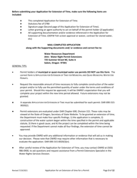 Application for Extension of Time for a Water Right Permit (Non-municipal/Non Quasi-Municipal Water Use) - Oregon, Page 3