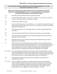 Application for Groundwater Registration Modification - Oregon, Page 2