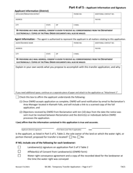 Application for Klamath Basin Adjudication Determined Ka1000 (Temporary Transfer) - Oregon, Page 4