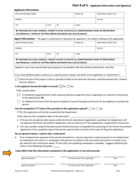 Application for Permit Amendment - Oregon, Page 4