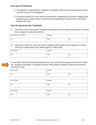 Application for Permit Amendment - Oregon, Page 5