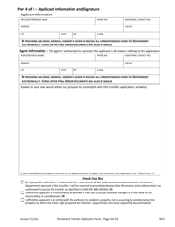 Application for Permanent Water Right Transfer - Oregon, Page 4