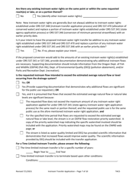 Application for Water Right Instream Transfer - Oregon, Page 7