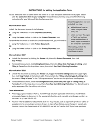 Application for Water Right Instream Transfer - Oregon, Page 8