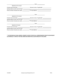 Instream Lease Renewal Application - Oregon, Page 4