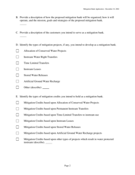 Mitigation Bank Charter Application - Oregon, Page 2