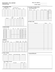 Monitoring Well Report - Oregon, Page 2