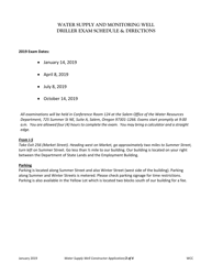 Water Supply Well Constructor Application - Oregon, Page 2