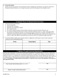 &quot;Application for 2402 Tier 2 Graywater Reuse and Disposal System General Permit&quot; - Oregon, Page 3