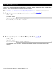 &quot;Nonpoint Source Project Loan Application&quot; - Oregon, Page 7