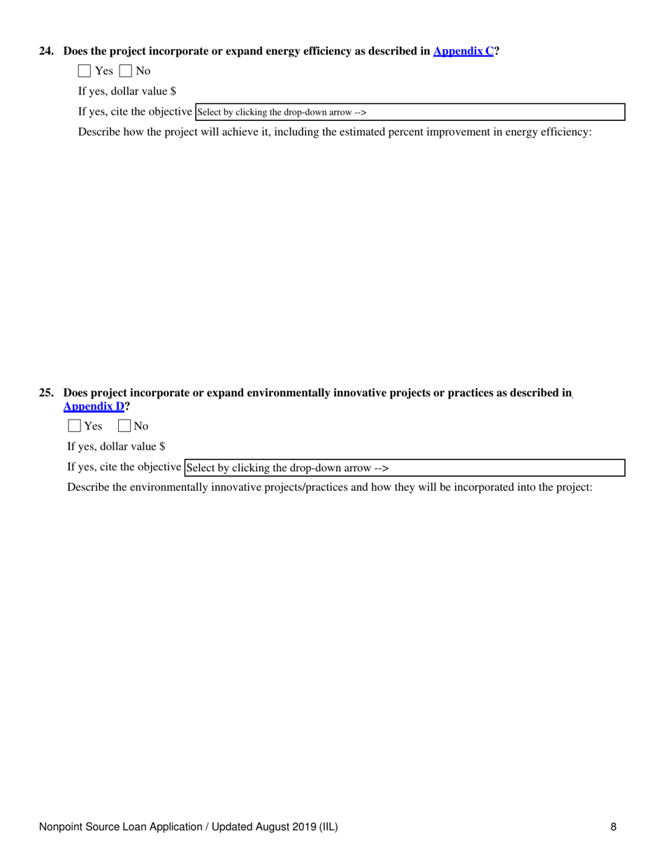 Nonpoint Source Project Loan Application - Oregon, Page 8