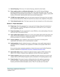 Instructions for Point Source Project Loan Application (Design and Construction Projects) - Oregon, Page 2