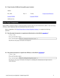 &quot;Local Community Loan Application (Design and Construction Projects)&quot; - Oregon, Page 9
