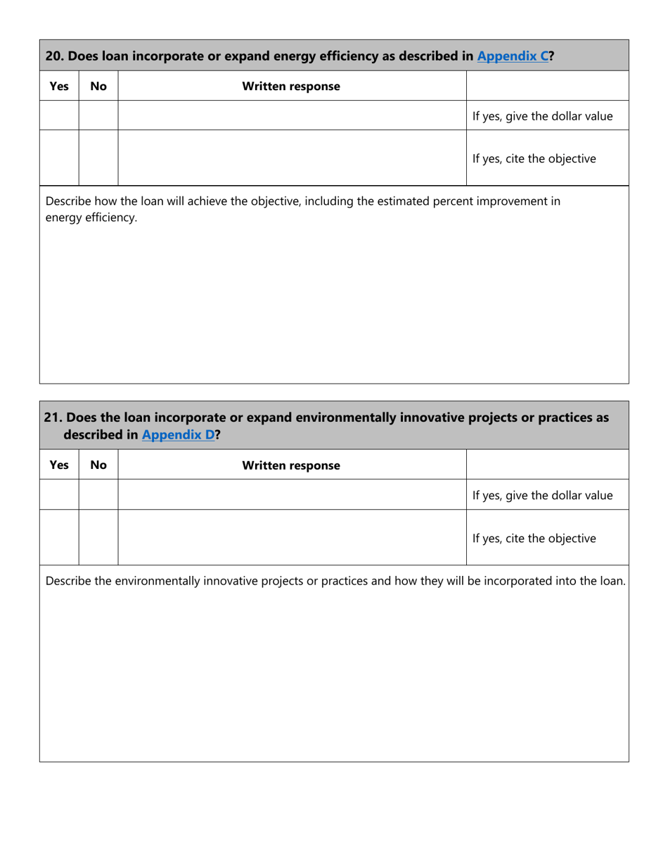 Cdfi Loan Application - Clean Water State Revolving Fund - Oregon, Page 11