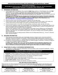 &quot;Water Pollution Control Facilities Permit Renewal Application&quot; - Oregon, Page 2
