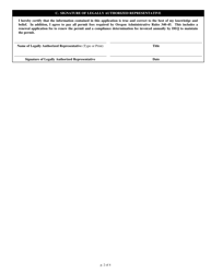 Wpcf 1000 General Permit Renewal Application - Oregon, Page 2