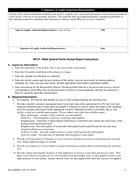 &quot;1400a General Permit Annual Report Form&quot; - Oregon, Page 2