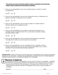 Form PI-21 Application for Renewal of Licensure - Oregon, Page 3