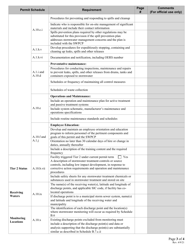 &quot;Industrial Stormwater Permit Stormwater Pollution Control Plan Checklist&quot; - Oregon, Page 3