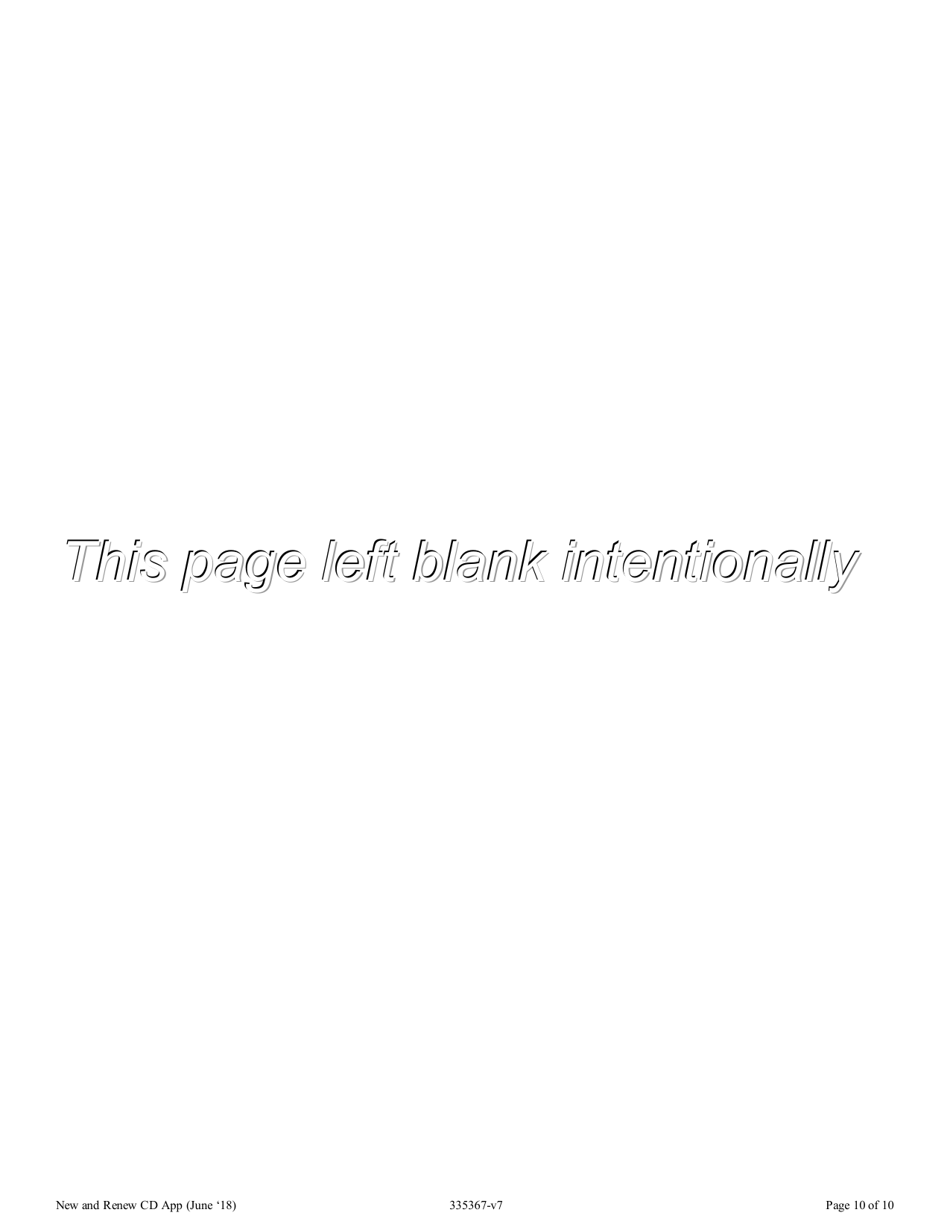 Application for a New and Renewal Class C and D License to Operate Bingo Games - Oregon, Page 10