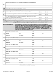 Application for a New and Renewal Class C and D License to Operate Bingo Games - Oregon, Page 4