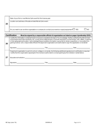 Application for a New and Renewal of a Class a and B License to Operate Monte Carlo Games - Oregon, Page 6