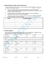 Application for New and Renewal License for Monte Carlo Supplier - Oregon, Page 4