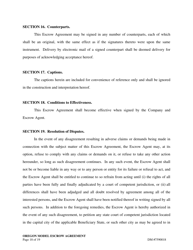Escrow Agreement - Oregon, Page 18