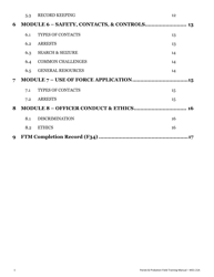Form F34 Field Training Manual Completion Record Parole and Probation Officer - Oregon, Page 4
