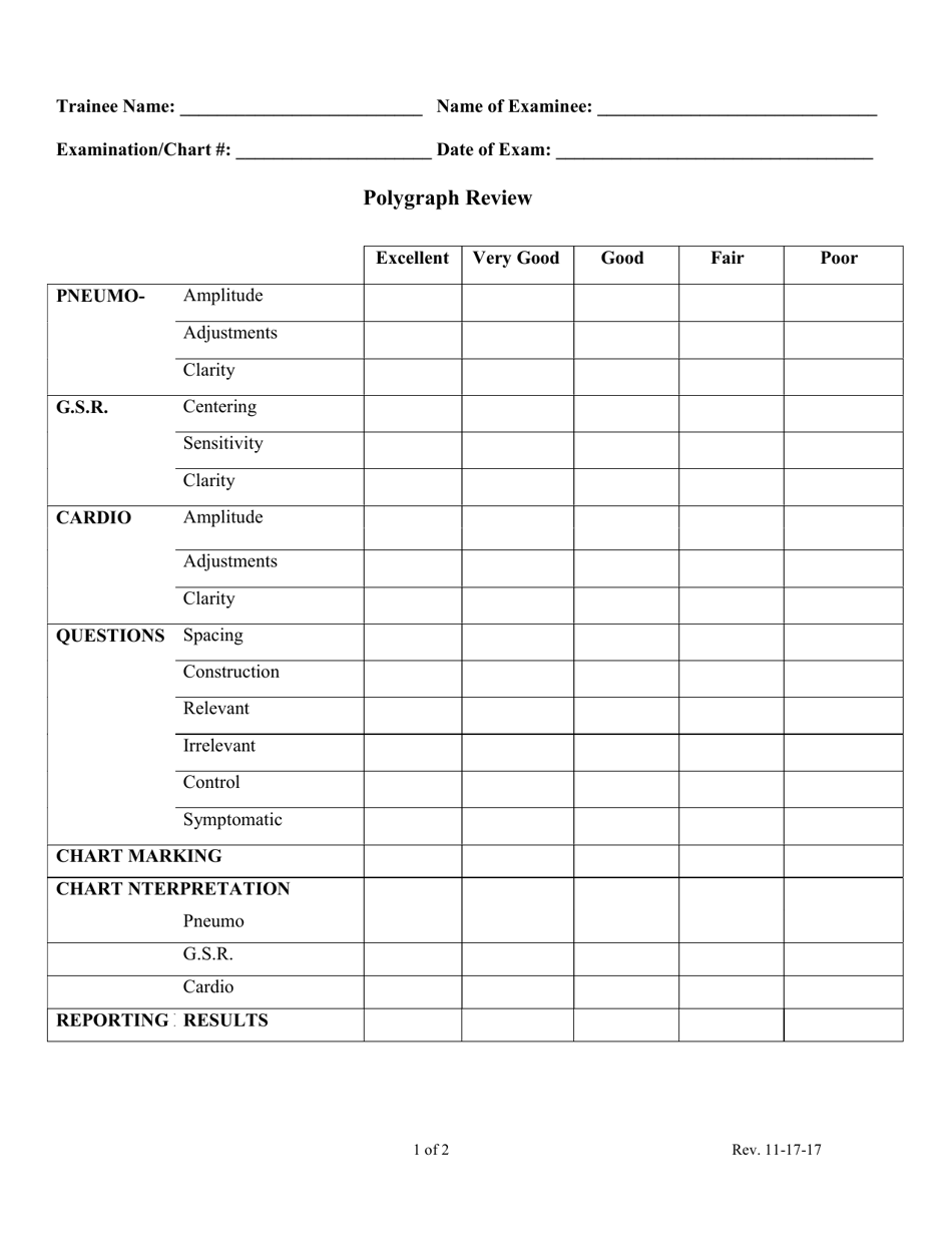 Oregon Polygraph Review - Fill Out, Sign Online and Download PDF ...