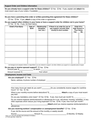 Form 01 0100 Uniform Income &amp; Expense Statement - Oregon, Page 3