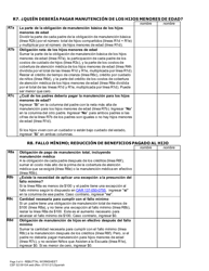 Formulario CSF02 0910A Planilla De Refutacion De Manutencion De Hijos - Oregon (Spanish), Page 5