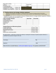Add, Modify or Remove Access Site Form - Maintenance Assistance Grant (Mag) - Oregon, Page 3