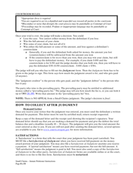 Small Claims Instructions for Inmate Plaintiffs - Oregon, Page 8
