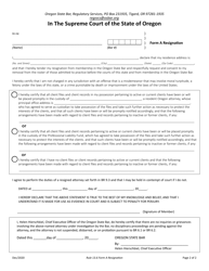 Form A Resignation - Oregon, Page 2