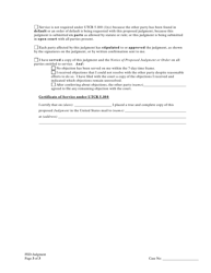 Residential Eviction General Judgment and Money Award - Oregon, Page 3