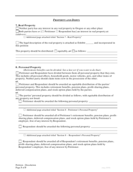Petition for Dissolution of Marriage/Rdp Without Children - Oregon, Page 3