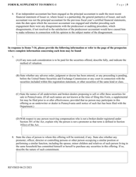 Form R Application to Register Securities Under the Pennsylvania Securities Act of 1972 - Pennsylvania, Page 8
