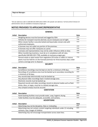 Marijuana Processor Inspection Checklist - Oregon, Page 6
