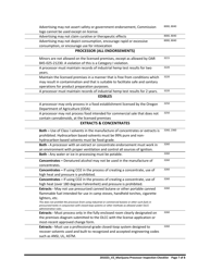 Marijuana Processor Inspection Checklist - Oregon, Page 7
