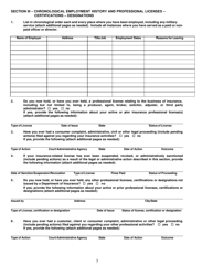 Application for Written Consent to Engage in the Business of Insurance - Pennsylvania, Page 3